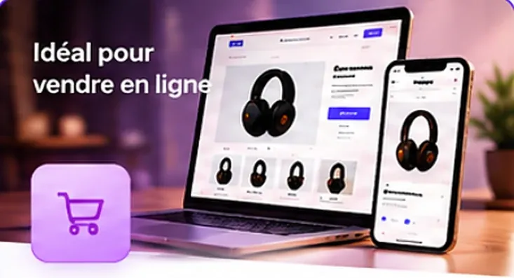 Idéal pour vendre en ligne